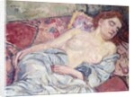 Nude on a Divan; Nu au Divan, 1907 by Theo van Rysselberghe