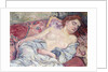 Nude on a Divan; Nu au Divan, 1907 by Theo van Rysselberghe
