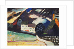 Murnau Castle and the Church II; Murnau, Schloss und Kirche II, 1909 by Wassily Kandinsky