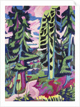 Wild Mountain; Wildboden, 1927-1928 by Ernst Ludwig Kirchner