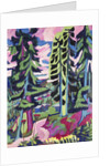 Wild Mountain; Wildboden, 1927-1928 by Ernst Ludwig Kirchner