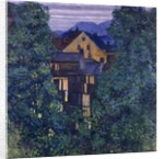 Overview of Payerbach, in the background the Rax; Durchblick durch Payerbach,im Hintergrund die Rax, c.1912-1913 by Koloman Moser