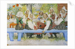 Kersti's Birthday, 1909 by Carl Larsson