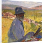 Self portrait at La Bastide-du-Vert; Autoportrait a La Bastide-du-Vert, 1905 by Henri Jean Guillaume Martin