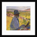 Self portrait at La Bastide-du-Vert; Autoportrait a La Bastide-du-Vert, 1905 by Henri Jean Guillaume Martin