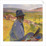 Self portrait at La Bastide-du-Vert; Autoportrait a La Bastide-du-Vert, 1905 by Henri Jean Guillaume Martin
