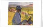 Self portrait at La Bastide-du-Vert; Autoportrait a La Bastide-du-Vert, 1905 by Henri Jean Guillaume Martin