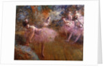 Dancers in Pink; Danseuses en Rose, c.1905 by Jean Louis Forain