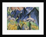 Alpleben, Triptych; Alpleben, Triptychon, 1918 by Ernst Ludwig Kirchner