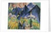 Alpleben, Triptych; Alpleben, Triptychon, 1918 by Ernst Ludwig Kirchner