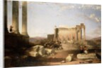 Ruins of the Temple of the Sun at Baalbec, 1861 by David Roberts