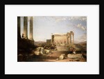 Ruins of the Temple of the Sun at Baalbec, 1861 by David Roberts