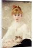 Young Girl with Cat; La Jeune Fille au Chat by Charles Joshua Chaplin