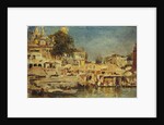 View of the Ghats at Benares, 1873 by Edwin Lord Weeks