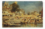 View of the Ghats at Benares, 1873 by Edwin Lord Weeks