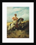 An Arab horseman, by Adolf Schreyer