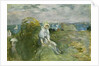 On the Cliff at Portrieux; Sur la Falaise au Portrieux, 1894 by Berthe Morisot