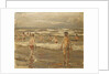 Boys Bathing in the Sea; Badende Knaben im Meer, 1899 by Max Liebermann
