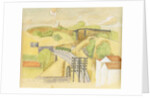 Study for The Meulan Viaduct; Etude pour le Viaduc de Meulan, 1912 by Roger de La Fresnaye