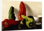 Still Life with Red and Green Peppers, 1924 by Arthur Segal