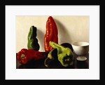 Still Life with Red and Green Peppers, 1924 by Arthur Segal
