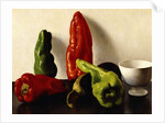 Still Life with Red and Green Peppers, 1924 by Arthur Segal