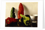 Still Life with Red and Green Peppers, 1924 by Arthur Segal