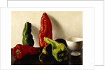 Still Life with Red and Green Peppers, 1924 by Arthur Segal
