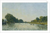 The Seine at Bougival; La Seine a Bougival, 1872 by Alfred Sisley