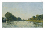 The Seine at Bougival; La Seine a Bougival, 1872 by Alfred Sisley