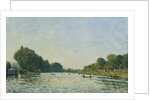 The Seine at Bougival; La Seine a Bougival, 1872 by Alfred Sisley