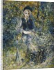 Young Girl on a Bench; La Jeune Fille au Banc, 1875 by Pierre Auguste Renoir