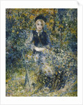 Young Girl on a Bench; La Jeune Fille au Banc, 1875 by Pierre Auguste Renoir