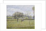 Apple Tree in Flower at Eragny by Camille Pissarro