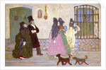 Going for a Stroll; De Paseo by Pedro Figari