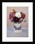 A Bouquet of Dahlias, by Henri Jean Guillaume Martin