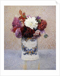 A Bouquet of Dahlias, by Henri Jean Guillaume Martin