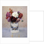 A Bouquet of Dahlias, by Henri Jean Guillaume Martin