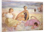 Three Women on the Beach; Trois Femmes a la Plage by Henri Lebasque