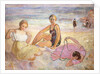 Three Women on the Beach; Trois Femmes a la Plage by Henri Lebasque