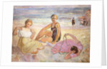 Three Women on the Beach; Trois Femmes a la Plage by Henri Lebasque