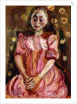 The Little Girl in Pink; La Petite Fille en Rose, 1923-1924 by Chaim Soutine