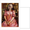 The Little Girl in Pink; La Petite Fille en Rose, 1923-1924 by Chaim Soutine