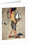 Boy with Boat; Garcon avec Bateau by Henri Jean Guillaume Martin