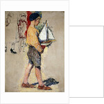 Boy with Boat; Garcon avec Bateau by Henri Jean Guillaume Martin