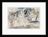 In Florida; En Floride, c.1917 by Jules Pascin