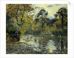 The Pond at Montfoucault; L'Etang de Montfoucault, 1874 by Camille Pissarro