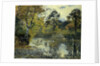 The Pond at Montfoucault; L'Etang de Montfoucault, 1874 by Camille Pissarro