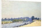 The Road to Hampton Court by Alfred Sisley
