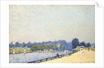 The Road to Hampton Court by Alfred Sisley